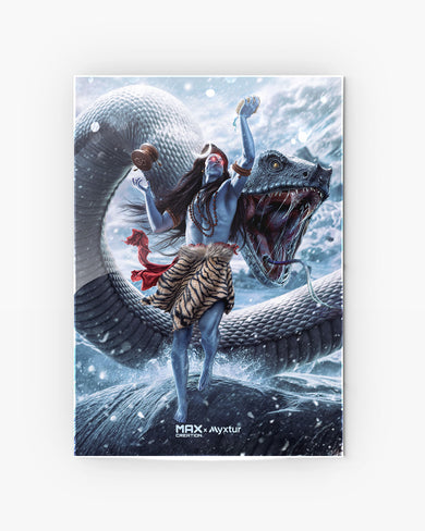 Madadev and Vasuki [MaxCreation] Metal-Poster