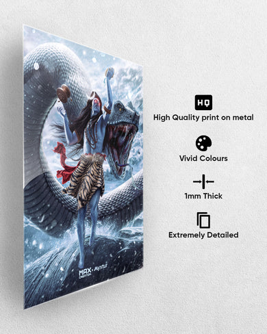 Madadev and Vasuki [MaxCreation] Metal-Poster