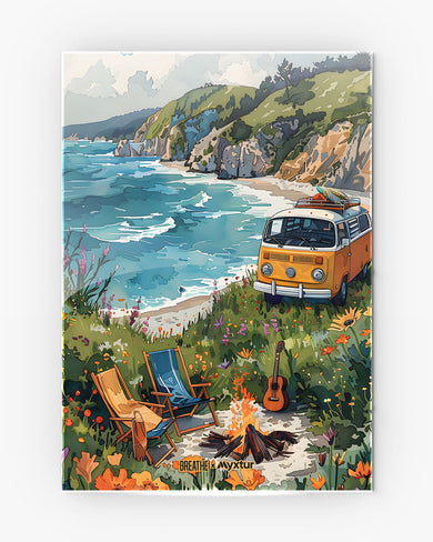 Glam Campsite [BREATHE] Metal Poster
