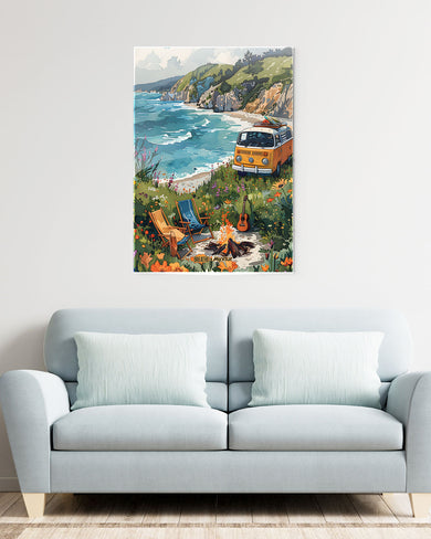 Glam Campsite [BREATHE] Metal Poster