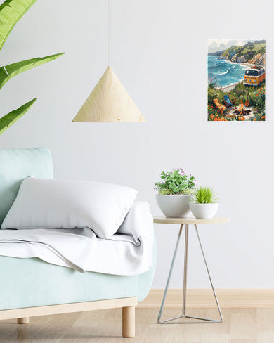 Glam Campsite [BREATHE] Metal Poster