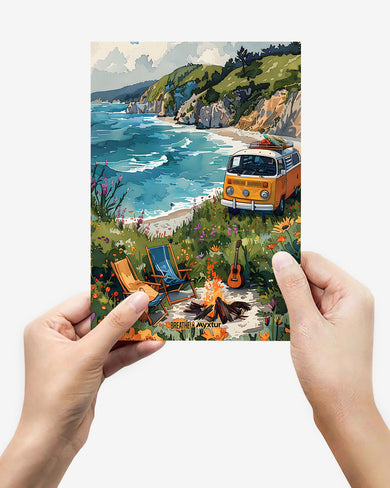 Glam Campsite [BREATHE] Metal Poster