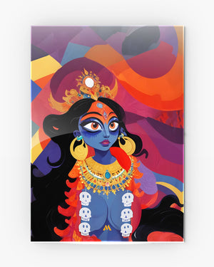 Kali in Bloom Metal Poster