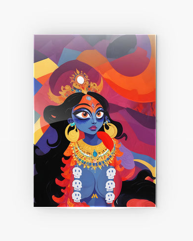 Kali in Bloom Metal Poster