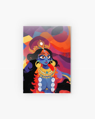 Kali in Bloom Metal Poster