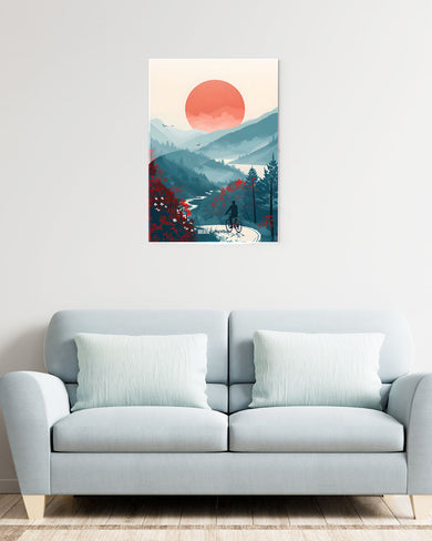 Biking Paths [BREATHE] Metal Poster