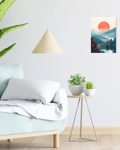 Biking Paths [BREATHE] Metal Poster