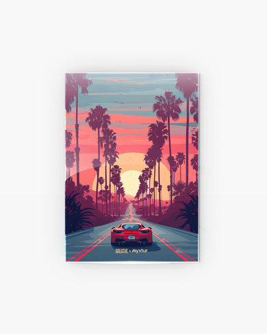 Sunset Boulevard [BREATHE] Metal Poster