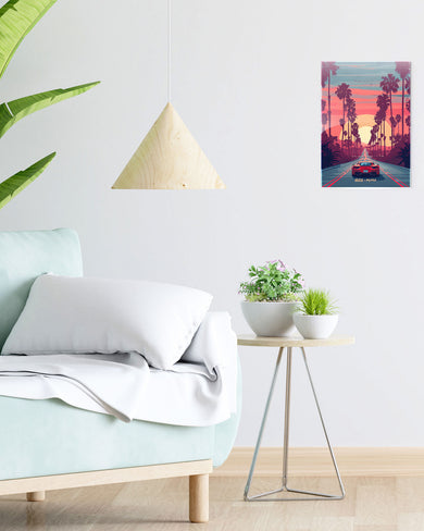 Sunset Boulevard [BREATHE] Metal Poster