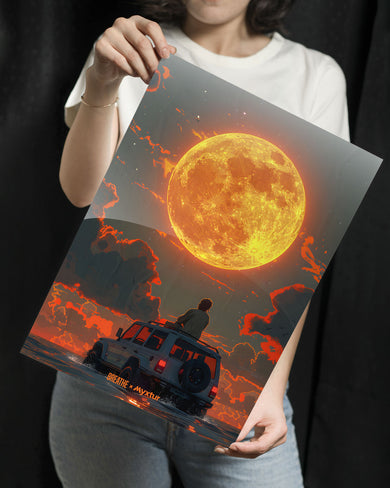 Adventure is Out There [BREATHE] Metal Poster