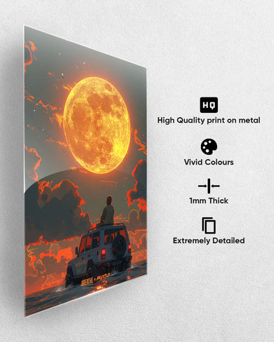 Adventure is Out There [BREATHE] Metal Poster