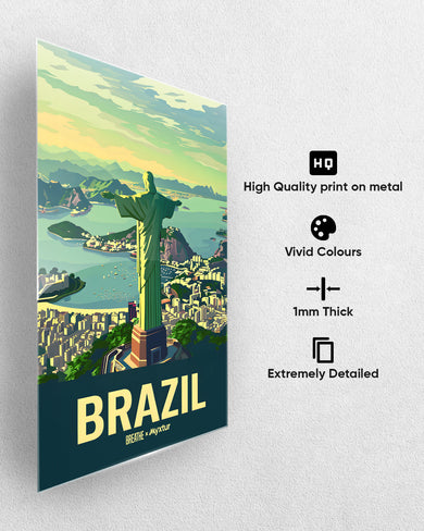 Redeemed in Brazil [BREATHE] Metal Poster