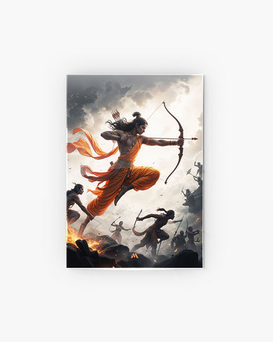Warrior Prince Lord Ram Metal Poster