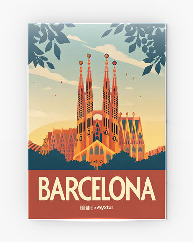 Sagra da Barcelona [BREATHE] Metal Poster