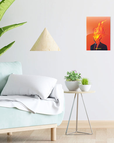 Blaze of Glory [BREATHE] Metal Poster