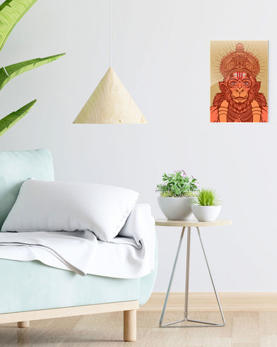 Devotion of Hanuman Metal Poster