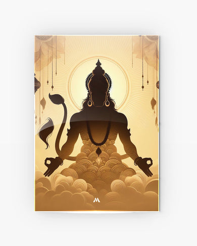 Vayu Putra Hanuman Metal Poster