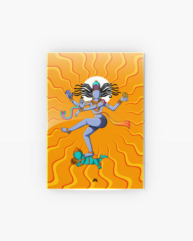 Shiva Tandava Fury Metal Poster