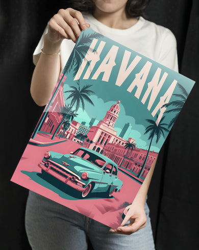 Havana Crisis [BREATHE] Metal Poster
