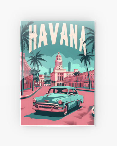 Havana Crisis [BREATHE] Metal Poster