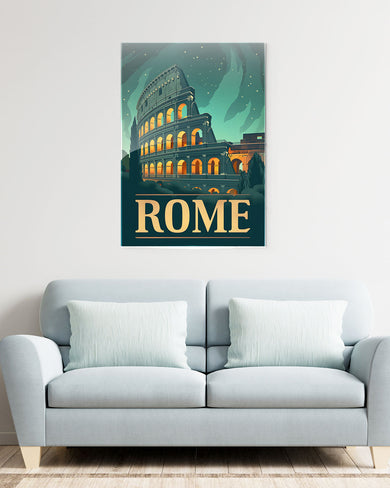 When in Rome [BREATHE] Metal Poster