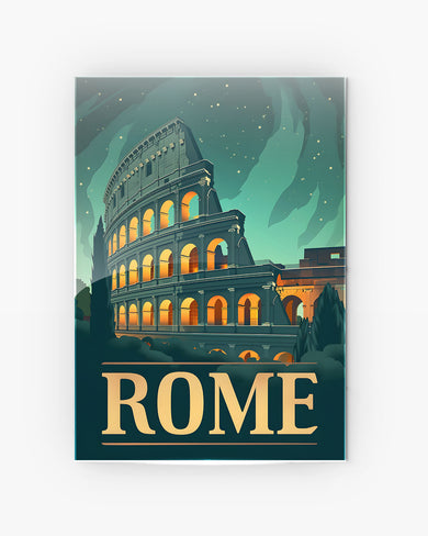 When in Rome [BREATHE] Metal Poster