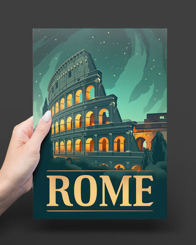 When in Rome [BREATHE] Metal Poster