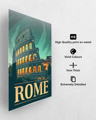 When in Rome [BREATHE] Metal Poster
