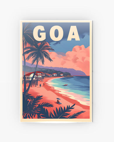 Goan Beaches [BREATHE] Metal Poster