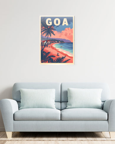 Goan Beaches [BREATHE] Metal Poster