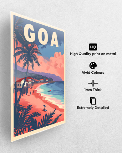 Goan Beaches [BREATHE] Metal Poster