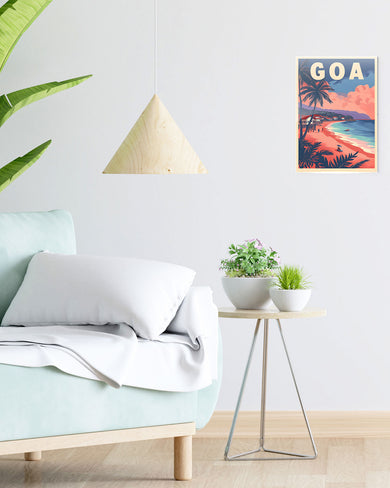 Goan Beaches [BREATHE] Metal Poster