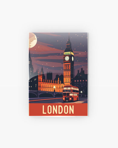 London Night [BREATHE] Metal Poster