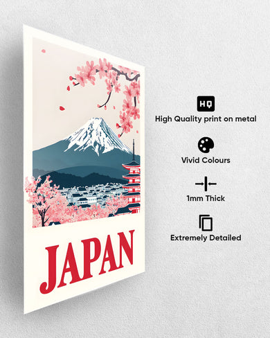 Mount Fuji [BREATHE] Metal Poster