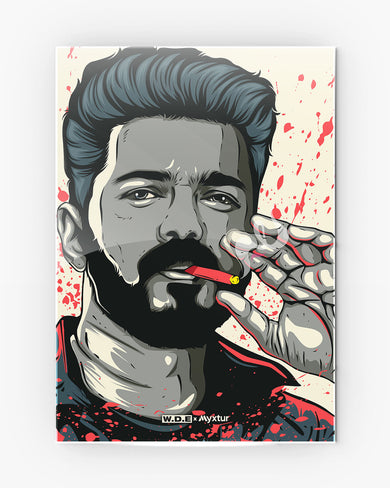 Vijay BadAss Leo [WDE] Metal Poster