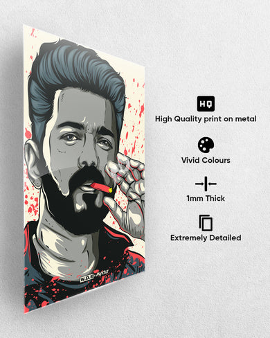 Vijay BadAss Leo [WDE] Metal Poster