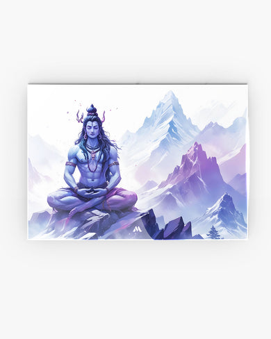 Serenity on Kailash Metal Poster