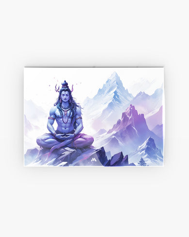 Serenity on Kailash Metal Poster