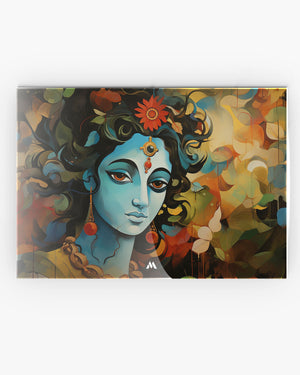 Shiva in Watercolours Metal Poster