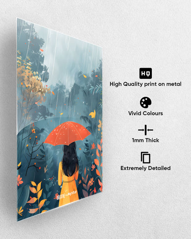 Dont Rain on my Parade [BREATHE] Metal Poster