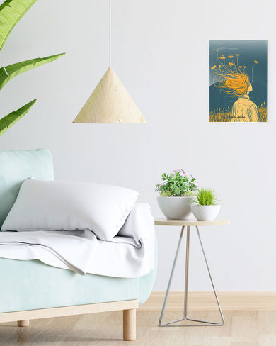 Golden Cascade [BREATHE] Metal Poster