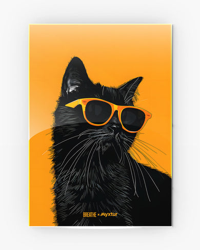 Feline Flair [BREATHE] Metal Poster