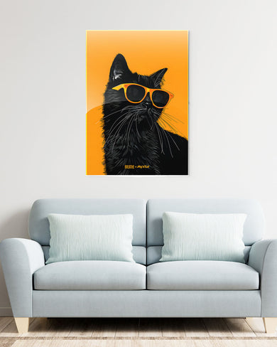 Feline Flair [BREATHE] Metal Poster