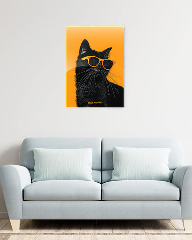 Feline Flair [BREATHE] Metal Poster