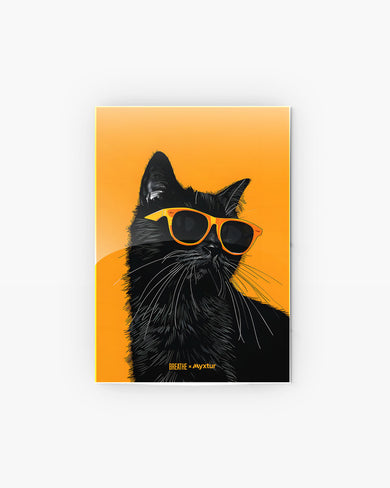 Feline Flair [BREATHE] Metal Poster