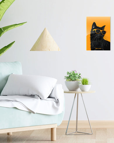 Feline Flair [BREATHE] Metal Poster