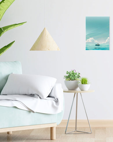 Ocean Calm [BREATHE] Metal Poster