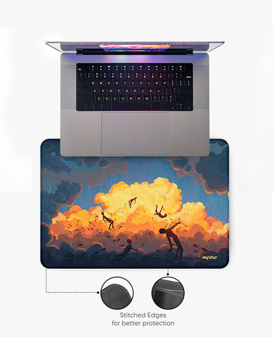Drift In The Fireclouds Mouse Pad
