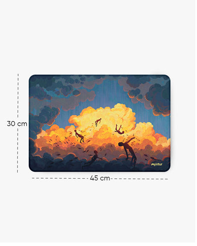 Drift In The Fireclouds Mouse Pad