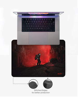 Crimson Rift Gaming Desk Mat XL 1